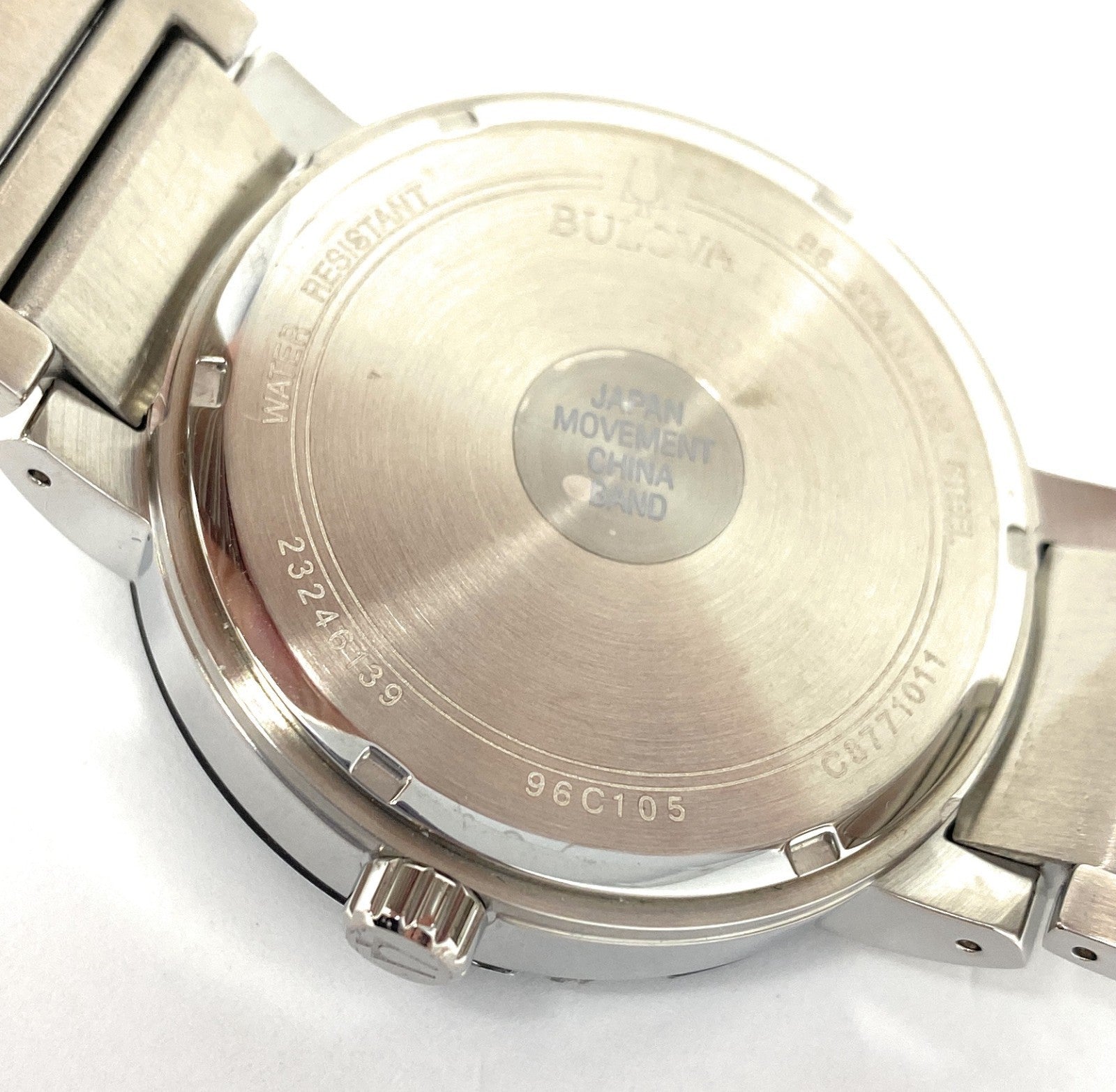 Male Bulova 96C105 375 MSRP "Wristwatch"