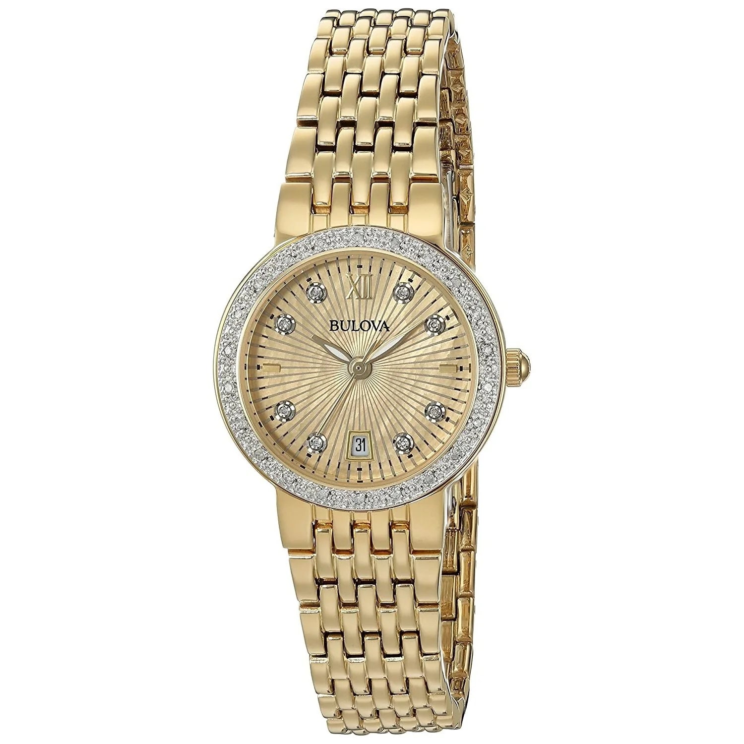 Female Bulova 98R212 195 MSRP "Wristwatch"