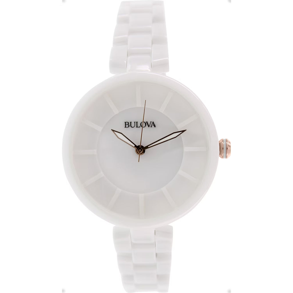 Female Bulova 98L196 550 MSRP "Wristwatch"