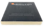 Hamilton Thick Instruction Manual and International Warranty Booklet