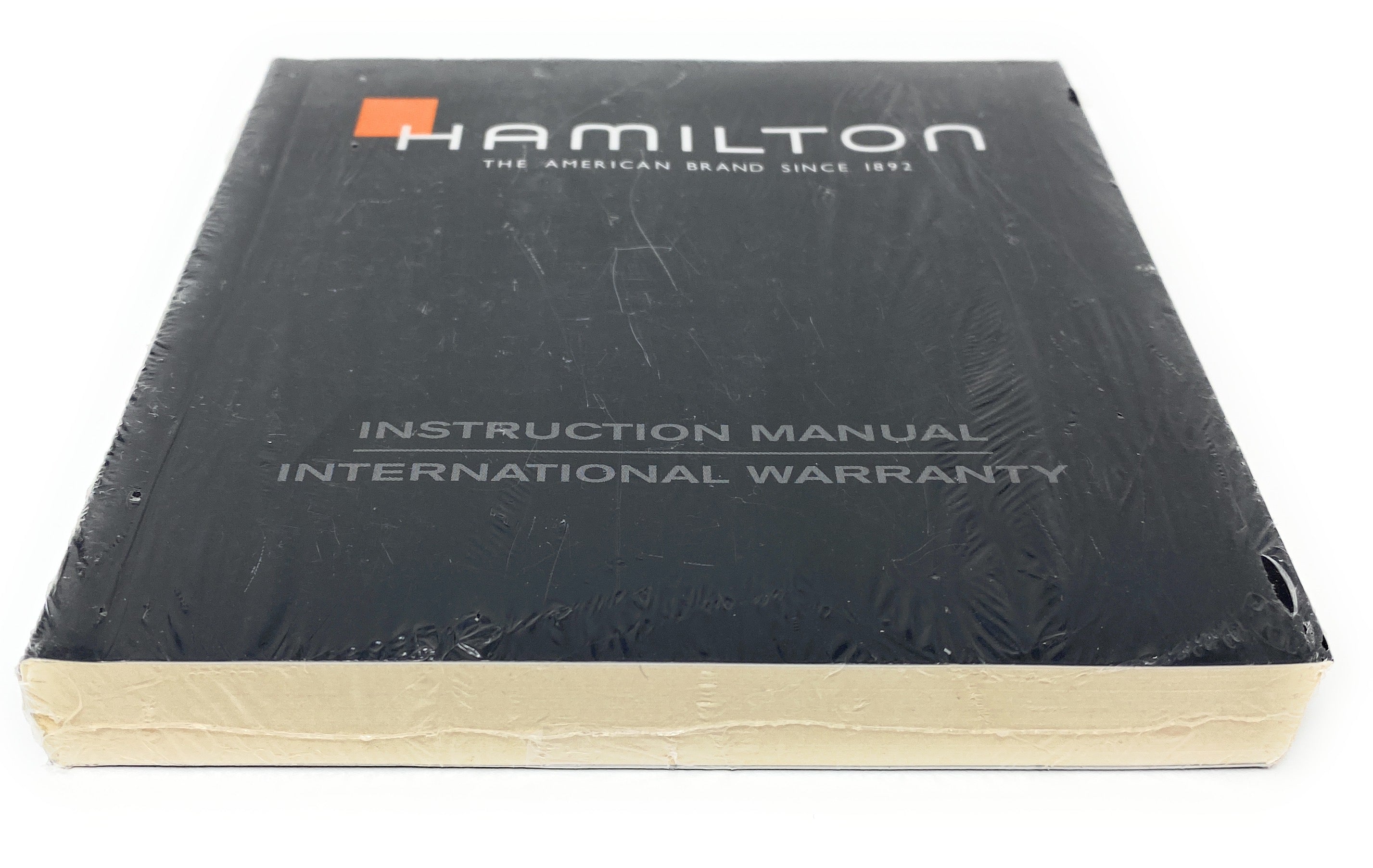 Hamilton Thick Instruction Manual and International Warranty Booklet