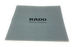 Rado Service Centers General Booklet