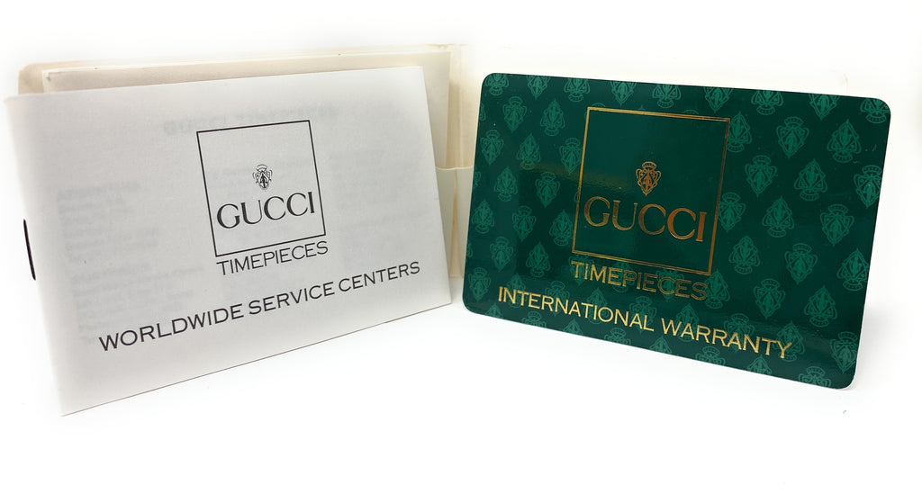 Gucci Timepieces Mini Folder with Warranty Booklet, Card and Addresses