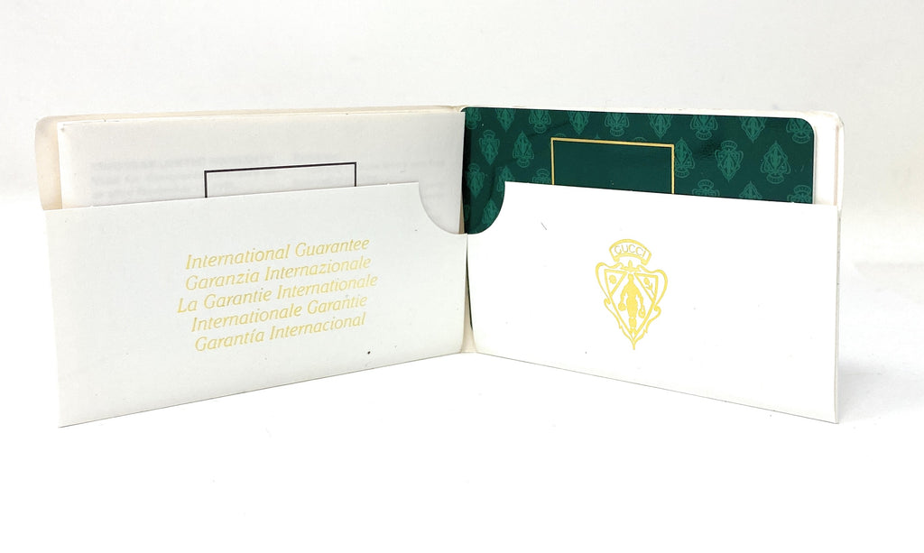 Gucci Timepieces Mini Folder with Warranty Booklet, Card and Addresses