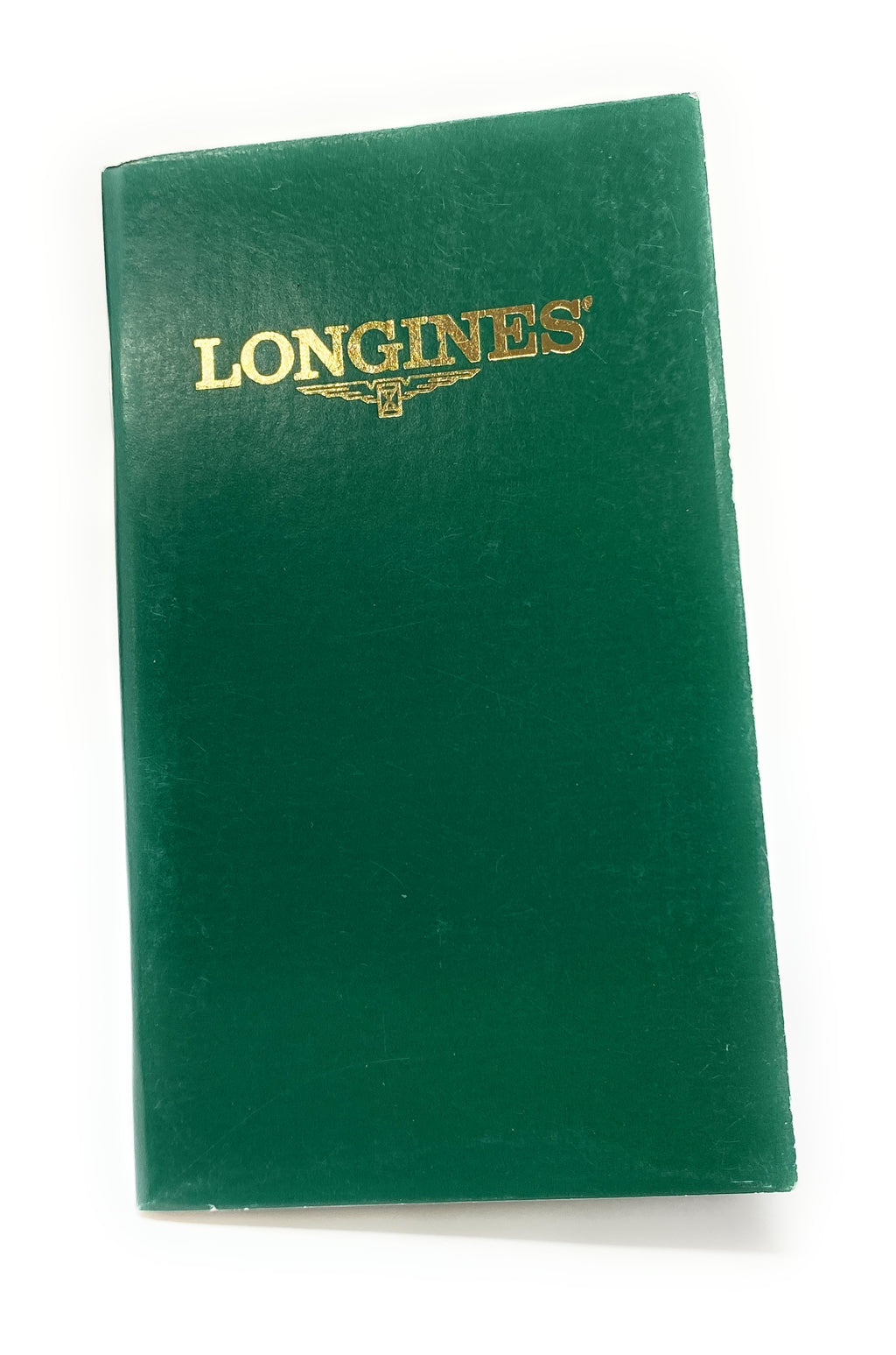 Longines Green Instruction Booklet with 1 Year Warranty Card Inside
