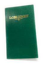 Longines Green Instruction Booklet with 1 Year Warranty Card Inside