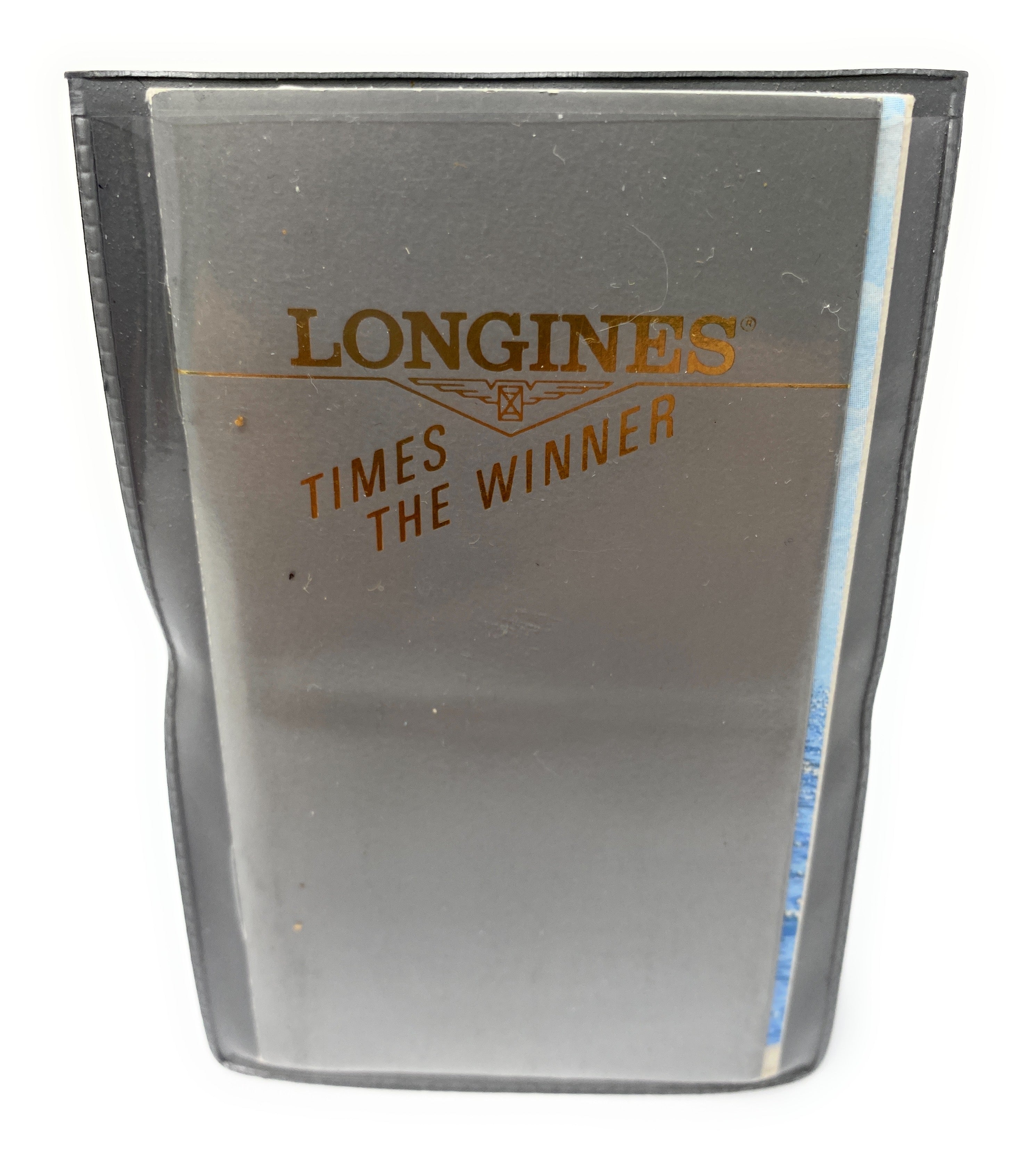 Longines Gray Instruction Booklet with 1 Year Warranty and Water Resistance card