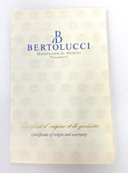 Bertolucci Certificate of Warranty