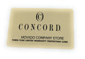 Concord Light Brown 3 Year Warranty Card