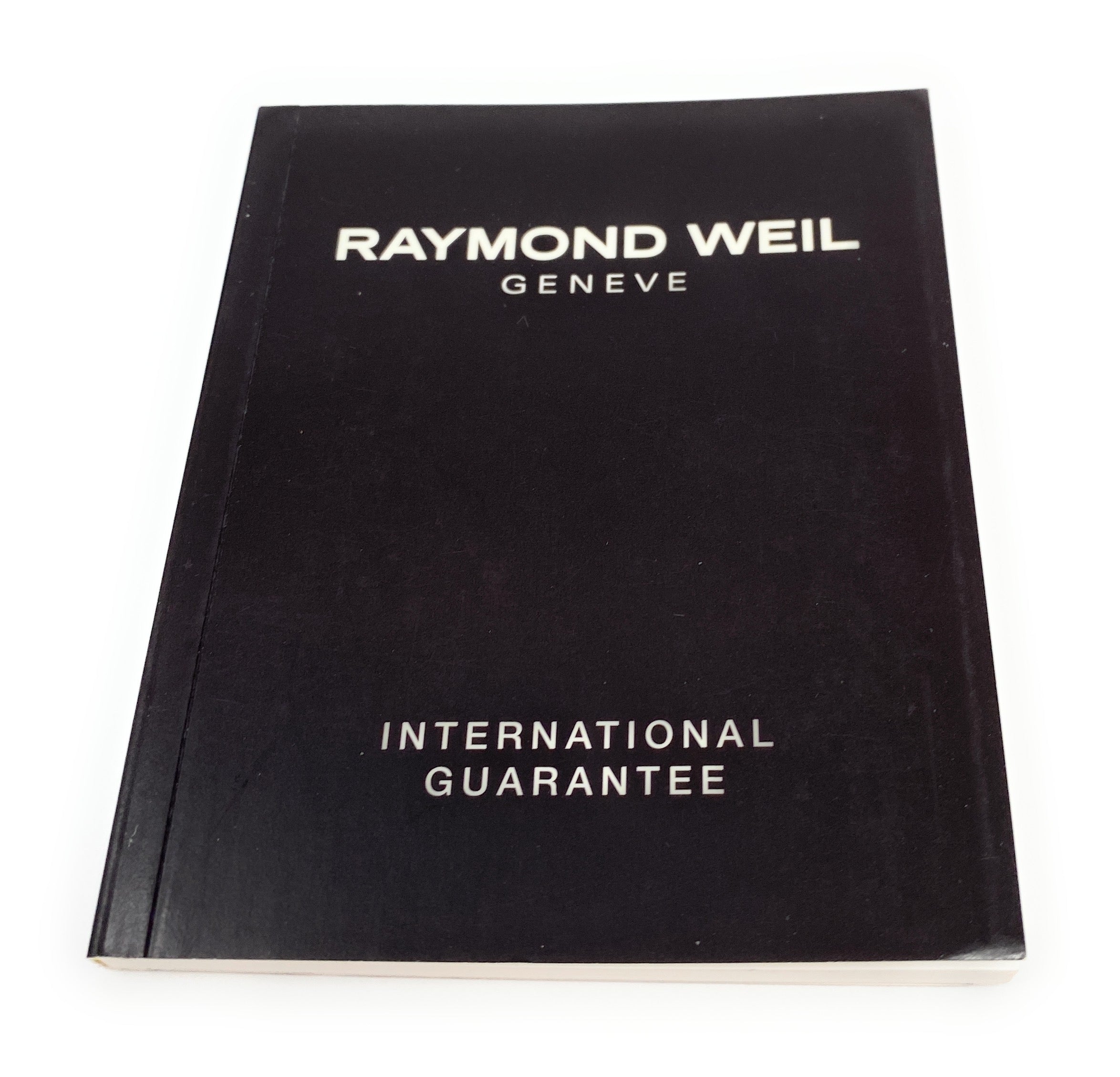 Raymond Weil 2 Year Warranty Booklet