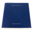 Longines Blue Thick World Service Instruction, 2 Year Warranty and Service Booklet