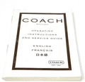 Coach Watches Instructions and Service Guide Ver. 2002