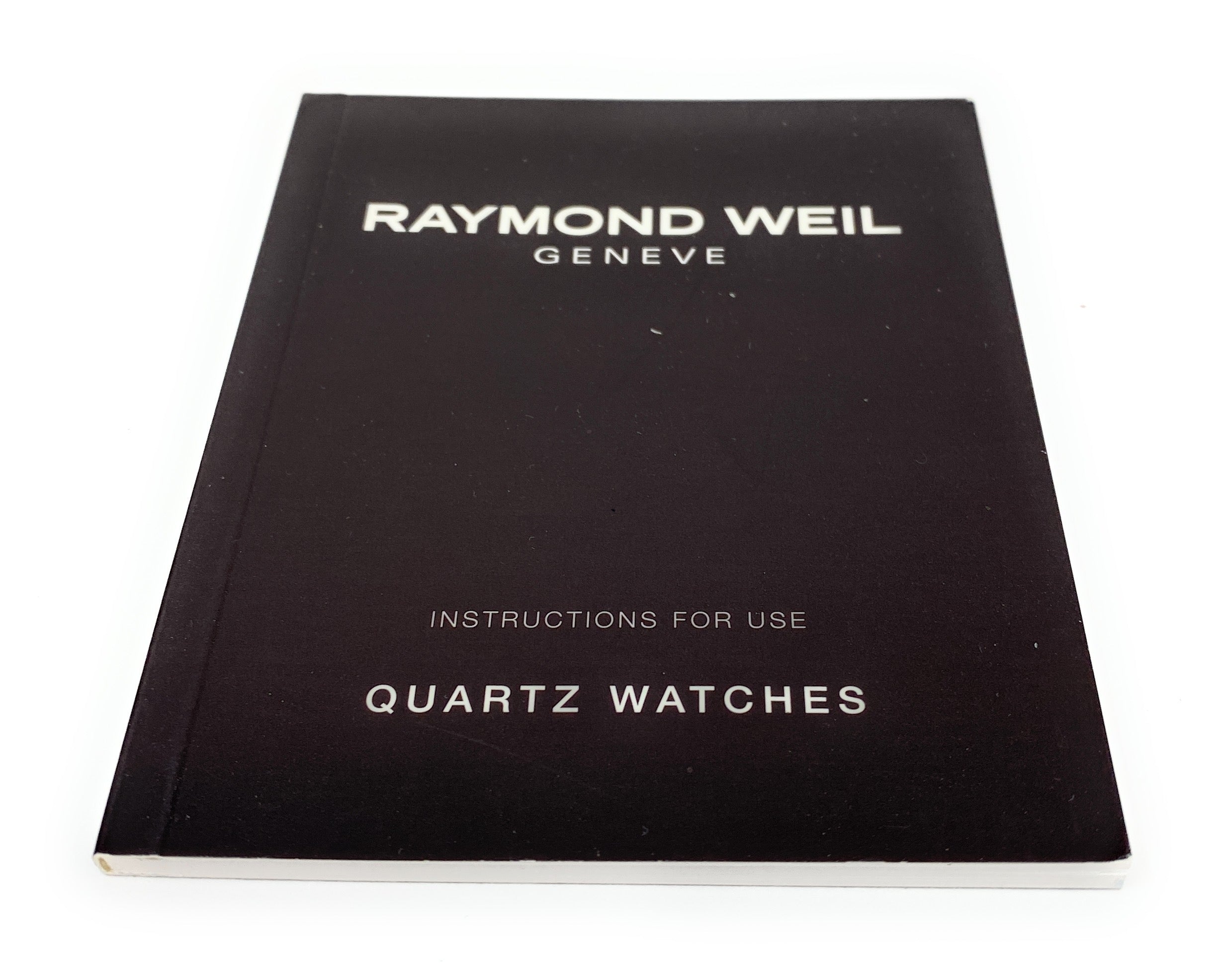 Raymond Weil Quartz Watches Booklet