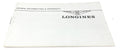 Longines White Owner Information and 1 Year Warranty Booklet