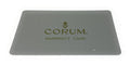 Corum 1 Year Gray Warranty Card