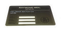 Raymond Weil USA 2 Year Warranty Card