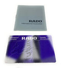 Rado 1 Year International Guarantee Booklet with Card