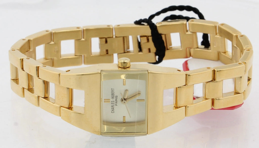 Female Charles Hubert 6736-G 184.95 MSRP "Wristwatch"