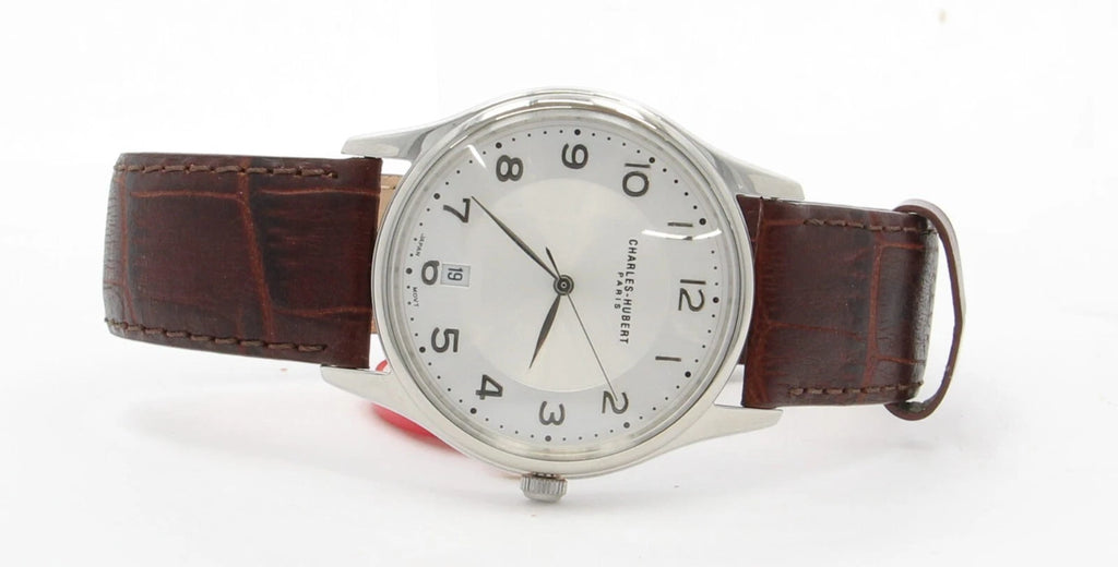 Male Charles Hubert 3685-W 124.95 MSRP "Wristwatch"