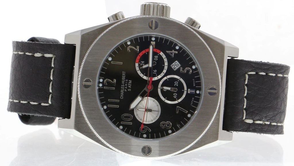 Male Charles Hubert 3766-B 204.95 MSRP "Wristwatch"