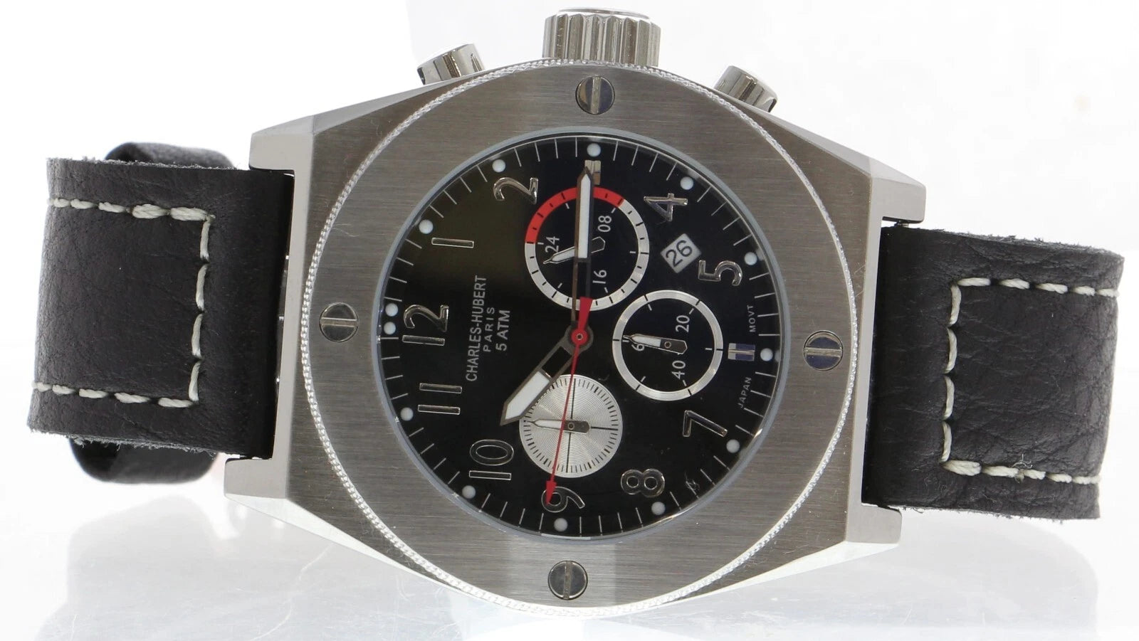 Male Charles Hubert 3766-B 204.95 MSRP "Wristwatch"