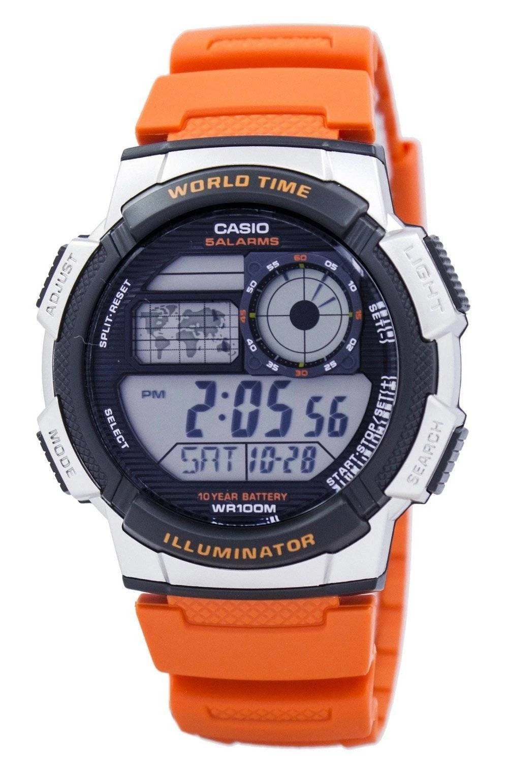 Male Casio AE-1000W-4BVCF 50 MSRP "Wristwatch"