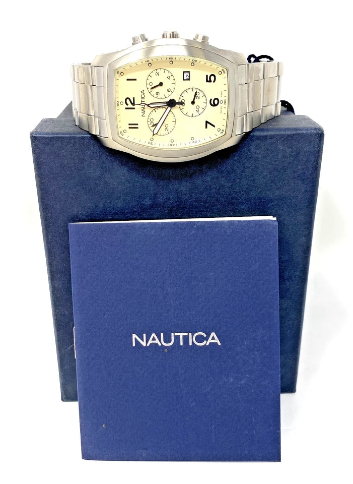 Male Nautica N45002 450 MSRP "Wristwatch"
