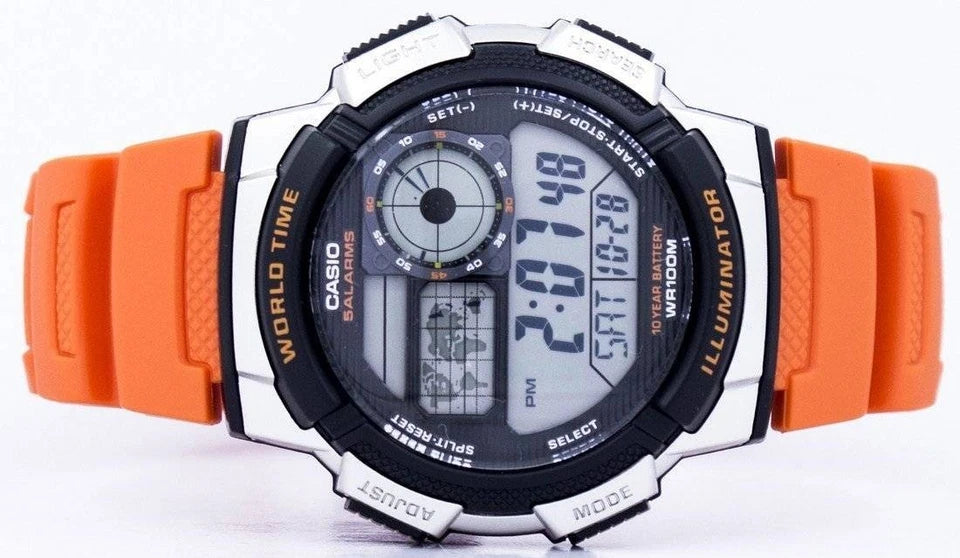 Male Casio AE-1000W-4BVCF 50 MSRP "Wristwatch"