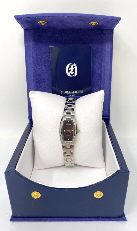 Female Charles Hubert 6745-W 94.95 MSRP "Wristwatch"