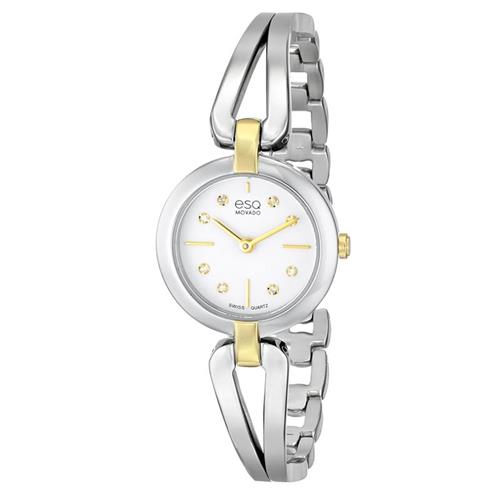 Esq Movado Women S 07101443 Corbel Stainless Steel Case And